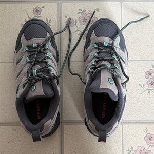 Merrell Charcoal and Mint Trail Shoes